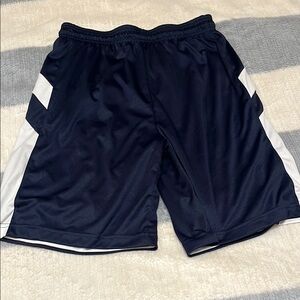 Athletic Blue Performance Shorts with Lightweight Fabric